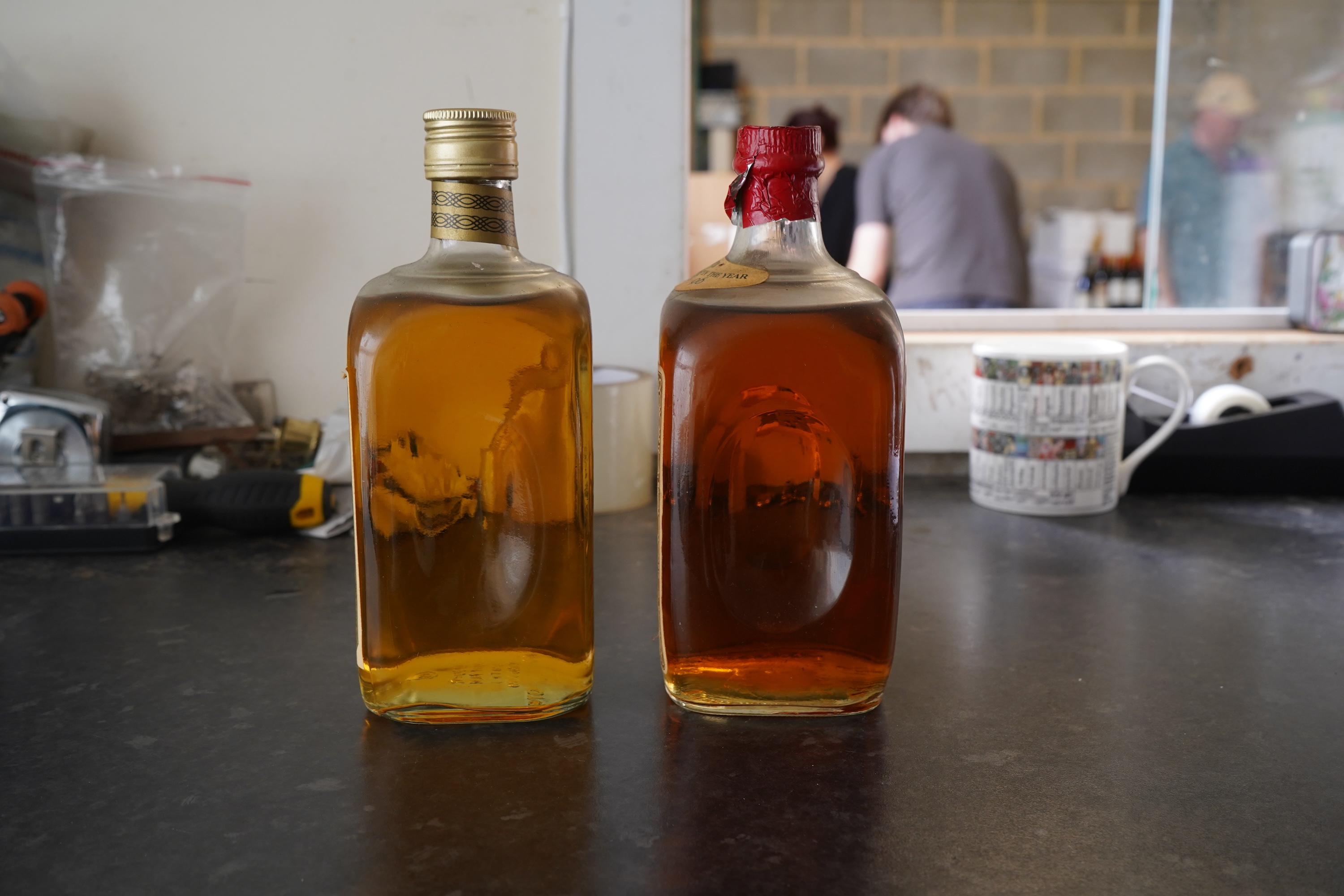 Two bottles of Cockburn scotch whisky